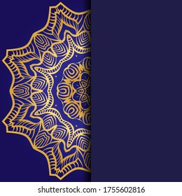Abstract luxury background with mandala. Vector illustration. Ornament elegant invitation wedding card , invite.