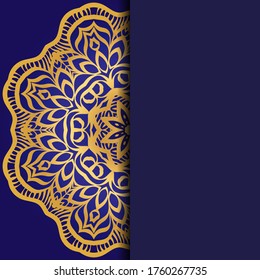 Abstract luxury background with mandala. Vector illustration. Ornament elegant invitation wedding card , invite.
