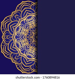 Abstract luxury background with mandala. Vector illustration. Ornament elegant invitation wedding card , invite.