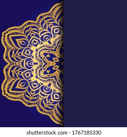 Abstract luxury background with mandala. Vector illustration. Ornament elegant invitation wedding card , invite.