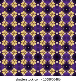 Abstract luxury background, ornament elegant invitation wedding card, invite, backdrop cover banner illustration. Seamless. Vector illustration. Illustration in yellow and violet colors.