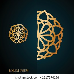 Abstract luxury background, ornament elegant invitation wedding card, backdrop cover banner illustration vector design