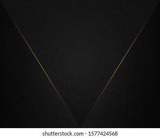 Abstract Luxury background.  polygonal pattern. black and gold lines. Vector illustration. 
