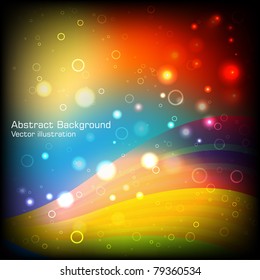 Abstract luxury background with rainbow. Clip-art