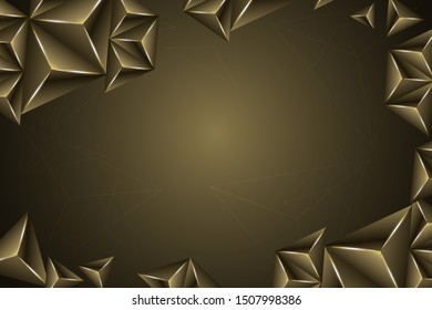 Abstract Luxury Background .Vector Illustration. Futuristic Concept. Triangles Glossy Premium Style