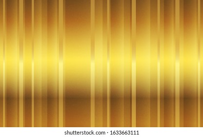 Abstract luxury background. Vertical gold lines pattern on gold texture background. Vector illustration. 