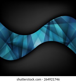 Abstract luxury background with wave. Vector. Clip-art