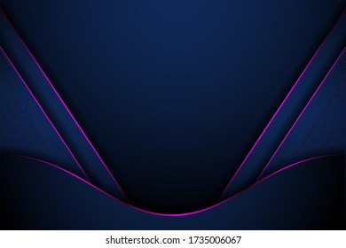 abstract luxury black background with pink lines