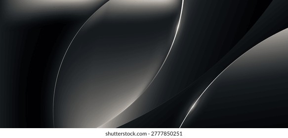 Fondo negro lujo Abstractas