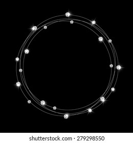 Abstract Luxury Black Diamond Background Vector Illustration EPS10