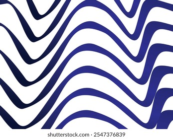 Abstract luxury blue curved pattern on white background, perfect for advertisement, banner, business card, etc.