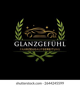 Abstract luxury car showroom sport automotive template logo design