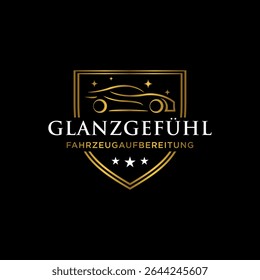 Abstract luxury car showroom sport automotive template logo design