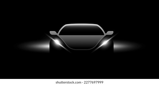 Abstract luxury car vector image. car background.