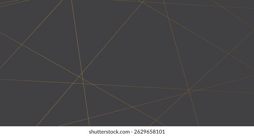 Abstract luxury chaotic curve line in black background.