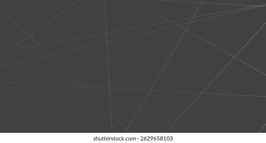 Abstract luxury chaotic curve line in black background.