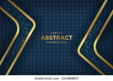 Abstract luxury dark background. Overlap modern background