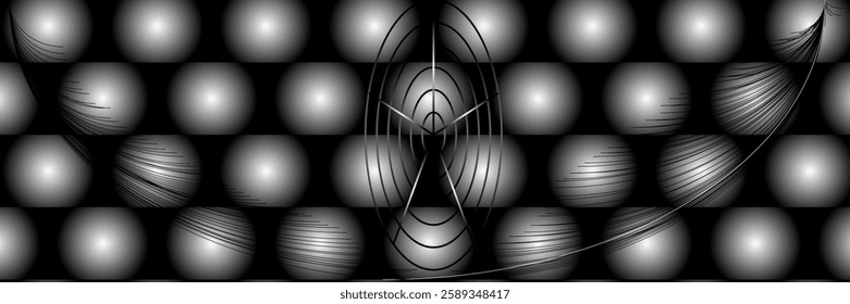 Abstract luxury dark hexagon shape background. black and white Simple hexagonal geometric pattern metal texture design. Luxurious and elegant geometric elements with space for your text. vector	