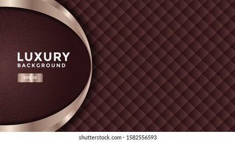 abstract luxury dark pink background with bronze lines t. pink textured background. overlapping layer. Eps 10