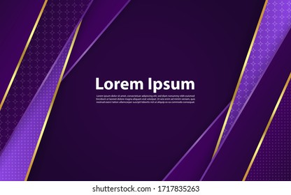 Fondo abstracto de lujo morado oscuro. Diseño geométrico abstracto.