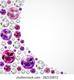 Abstract Luxury Diamond Background Vector Illustration EPS10
