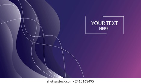 Abstract luxury dynamic soft waves background.