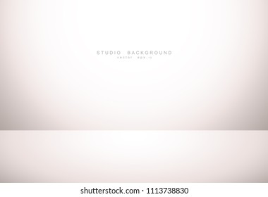 Abstract luxury empty pastel brown gradient with border brown vignette, Studio backdrop display of product, Business backdrop. Vector Illustration.