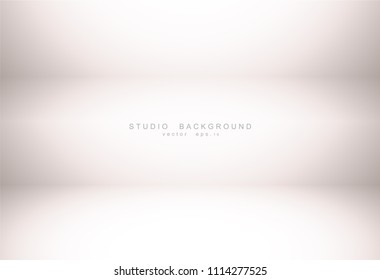 Abstract luxury empty pastel brown gradient with border brown vignette, Studio backdrop display of product, Business backdrop. Vector Illustration.