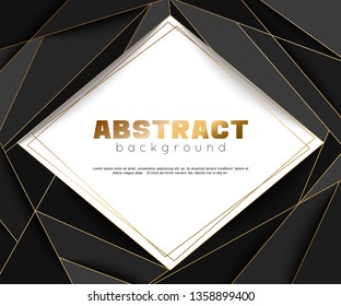 Abstract luxury geometric background for cards, invitations. Vector illustration