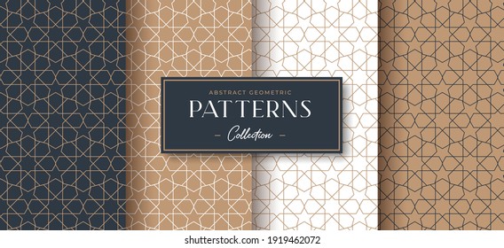 abstract luxury geometric pattern collection