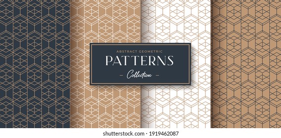 abstract luxury geometric pattern collection