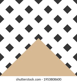 Abstraktes Design-Plakat für Luxus-geometrische Muster, Druck für Broschüren, Notebook-Vorlage. Vektorgrafik. EPS10