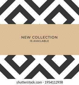 Abstract Luxury geometric pattern cover design poster, print for brochure, notebook template. Vector Illustration. EPS10
