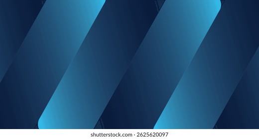 Abstract luxury glowing curved lines overlapping on dark blue background. Premium award design template. Vector illustration eps 10