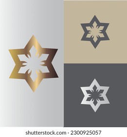 Abstract luxury gold vector logo idea. Simple, luxury and clear design. luxury logo template 