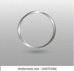 Abstract luxury golden ring. Vector light circles and spark light effect.