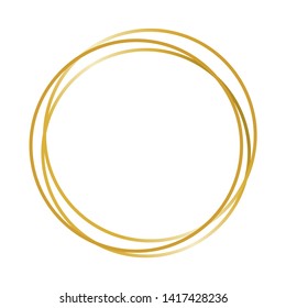 Round gold dot Roud gold frame Elegant gold circles GOLD circle design elements Gold and glitter circles for logo