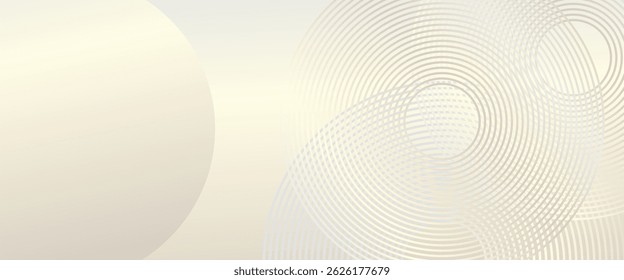 Abstract luxury gradient background with circle elements