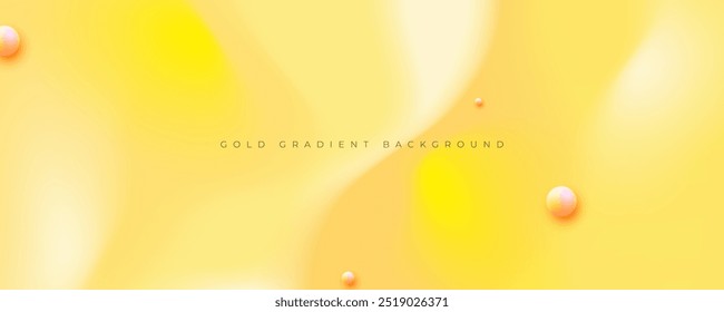 Abstract luxury gradient background gold color decorative design