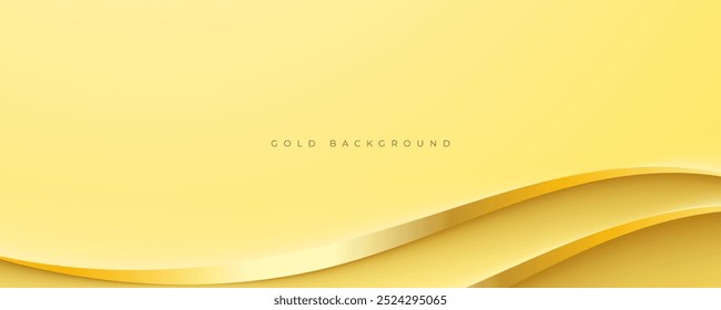 Abstrato gradiente de luxo fundo dourado cor design decorativo