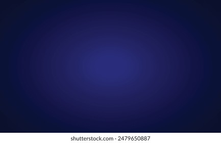 Abstract Luxury gradient Blue background. Smooth Dark blue with Black vignette Studio Banner.