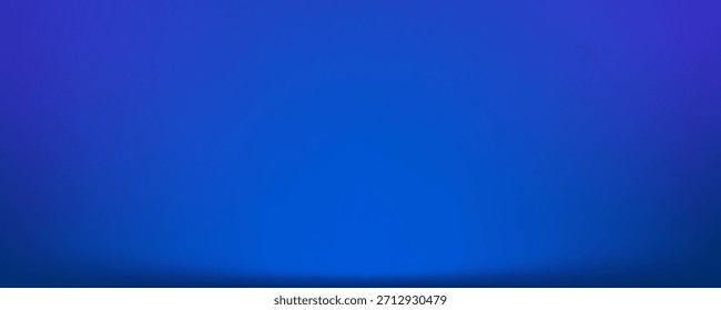 Abstract Luxury gradient Blue background. Smooth Dark blue with Black vignette Studio Banner.