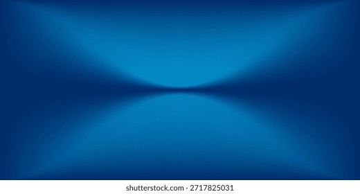 Abstract Luxury gradient Blue background. Smooth Dark blue with Black vignette Studio Banner.

