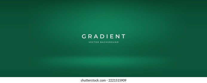 Abstract luxury gradient dark green vector background