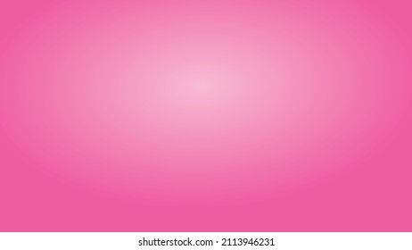 Abstract luxury gradient pink background. smooth soft pink with white vignette studio banner