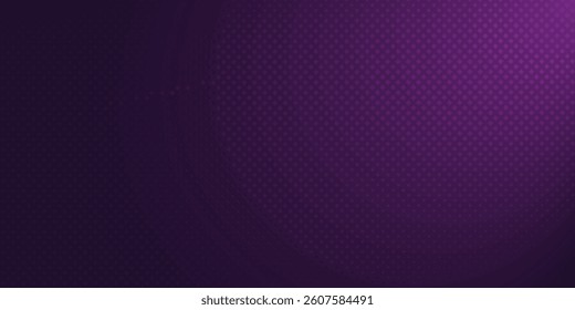 Abstract Luxury gradient Purple background white dots. Smooth Dark blue with Black vignette Studio Banner