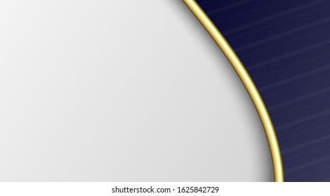 Abstract luxury, gradient white background, gold material design, vector illustration. 