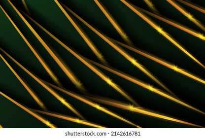 Abstract luxury green premium background vector