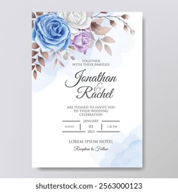 Abstract and Luxury Invitation Card. Illustrator and designer. Wedding Invites, save the date, Birthday Invites, Video Invites, E-Cards.