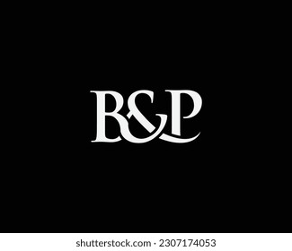 Abstract Luxury Letter B And P Logo Design Element. B And P Initial Logo Design Vector Template Illustration.